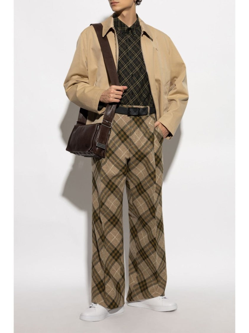 Burberry Brown Check Shirt