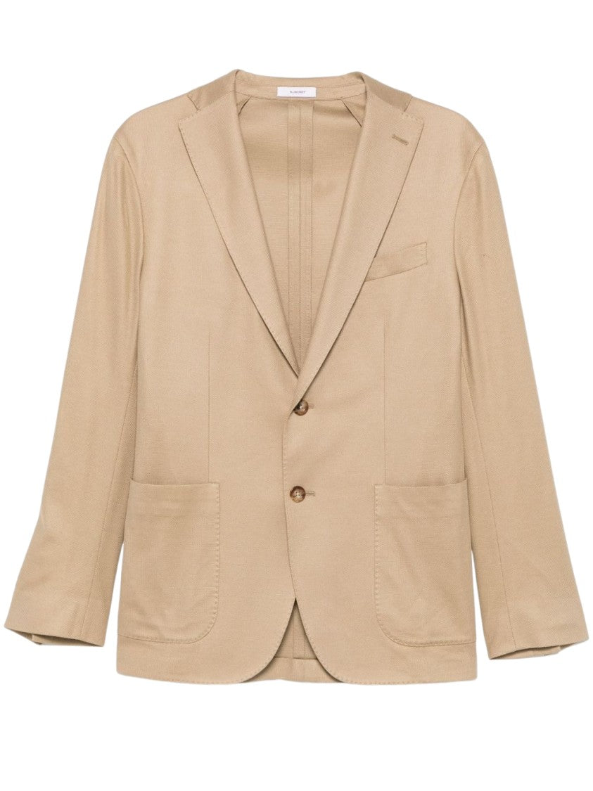 Boglioli Camel Brown Cotton Jacket
