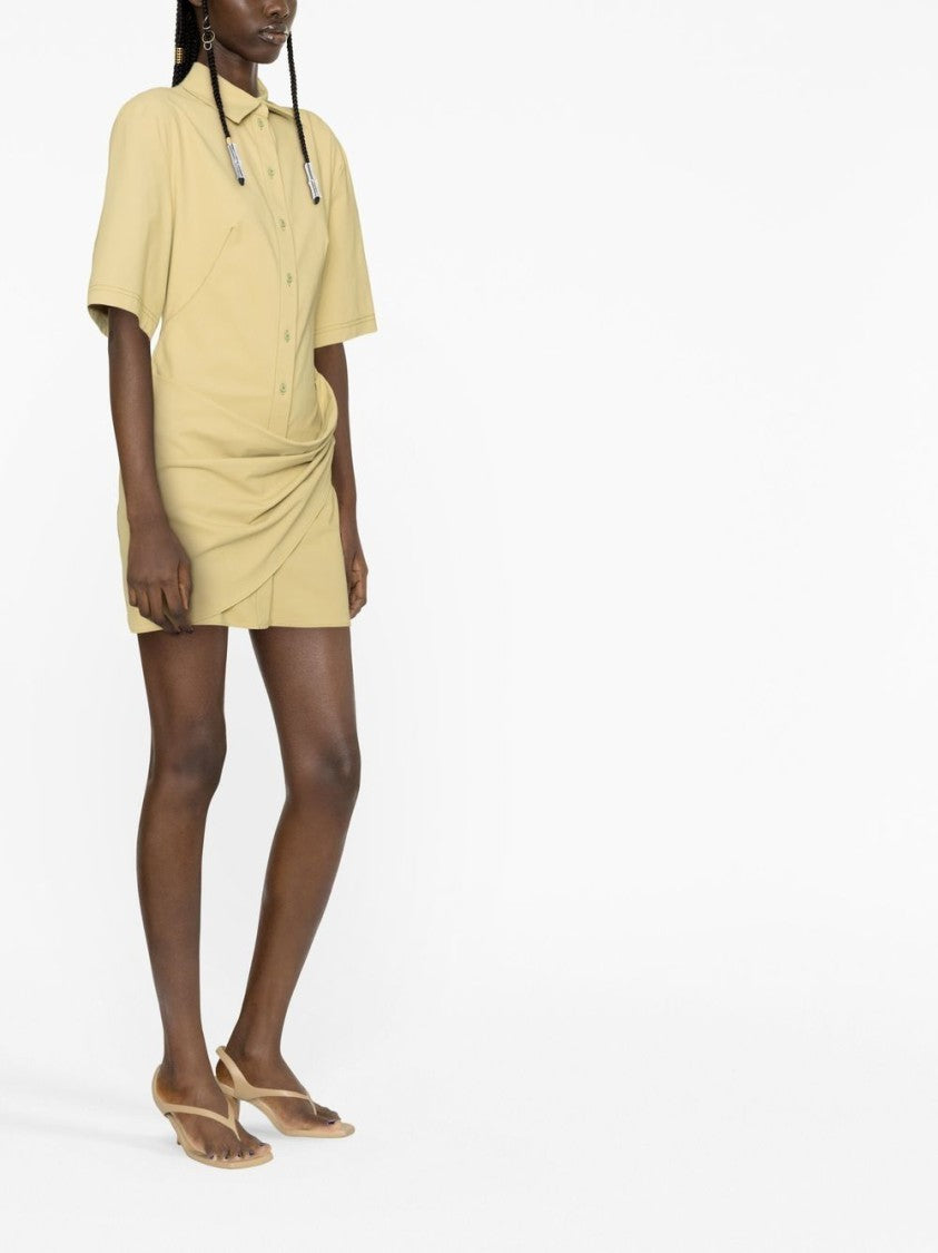 Jacquemus Draped Shirt Dress