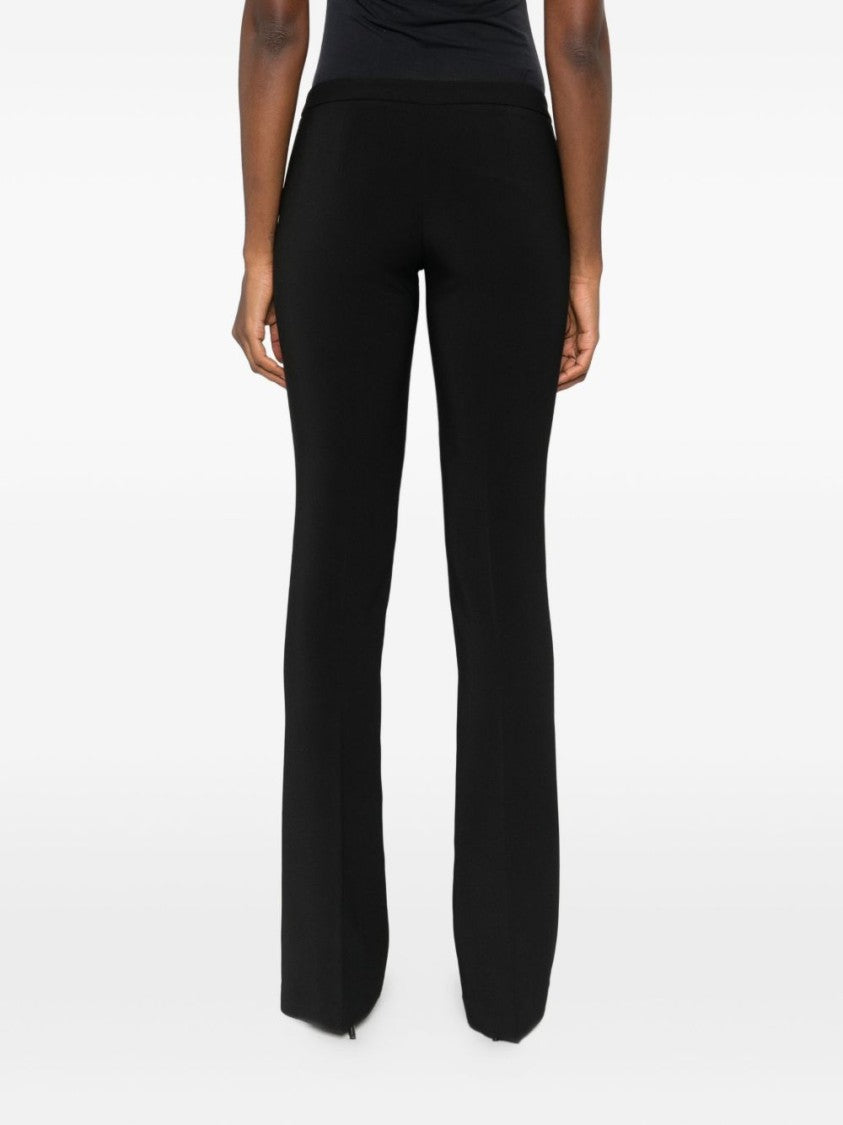 Elisabetta Franchi Fitted Black Trousers