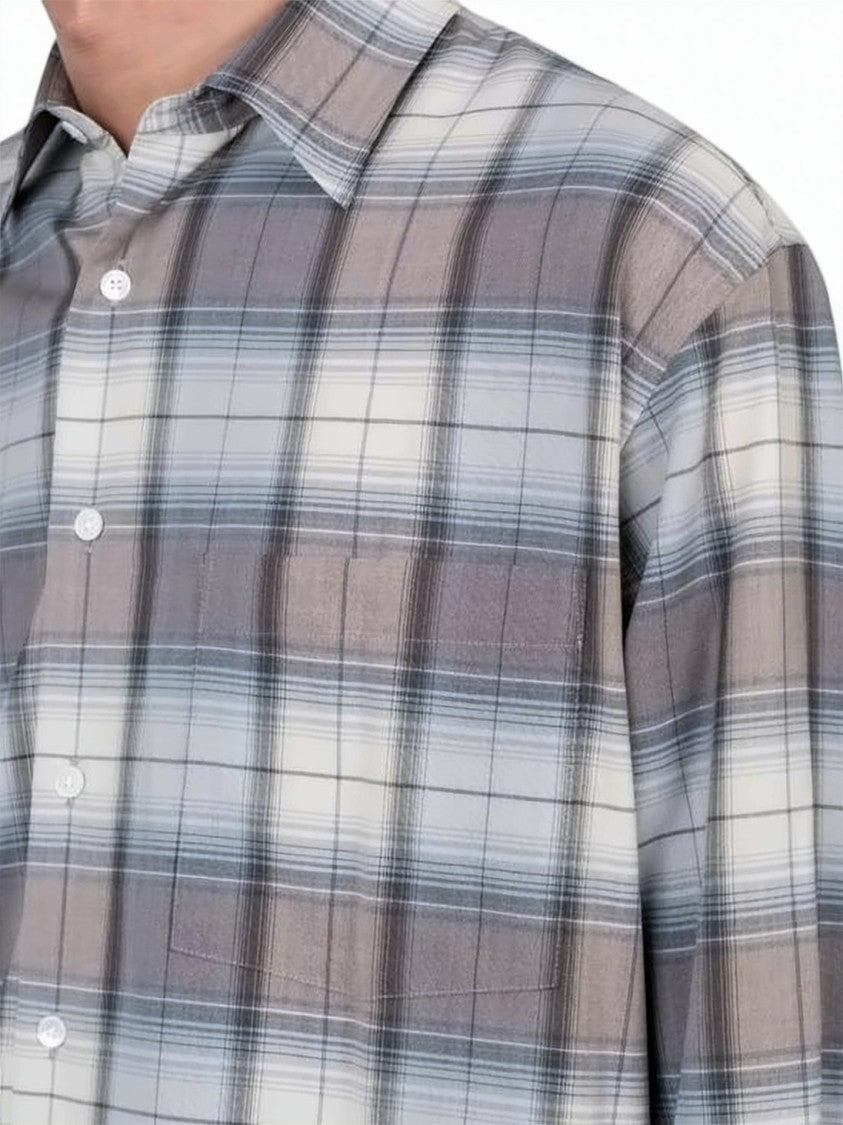 Auralee Wool Long-Sleeve Shirt