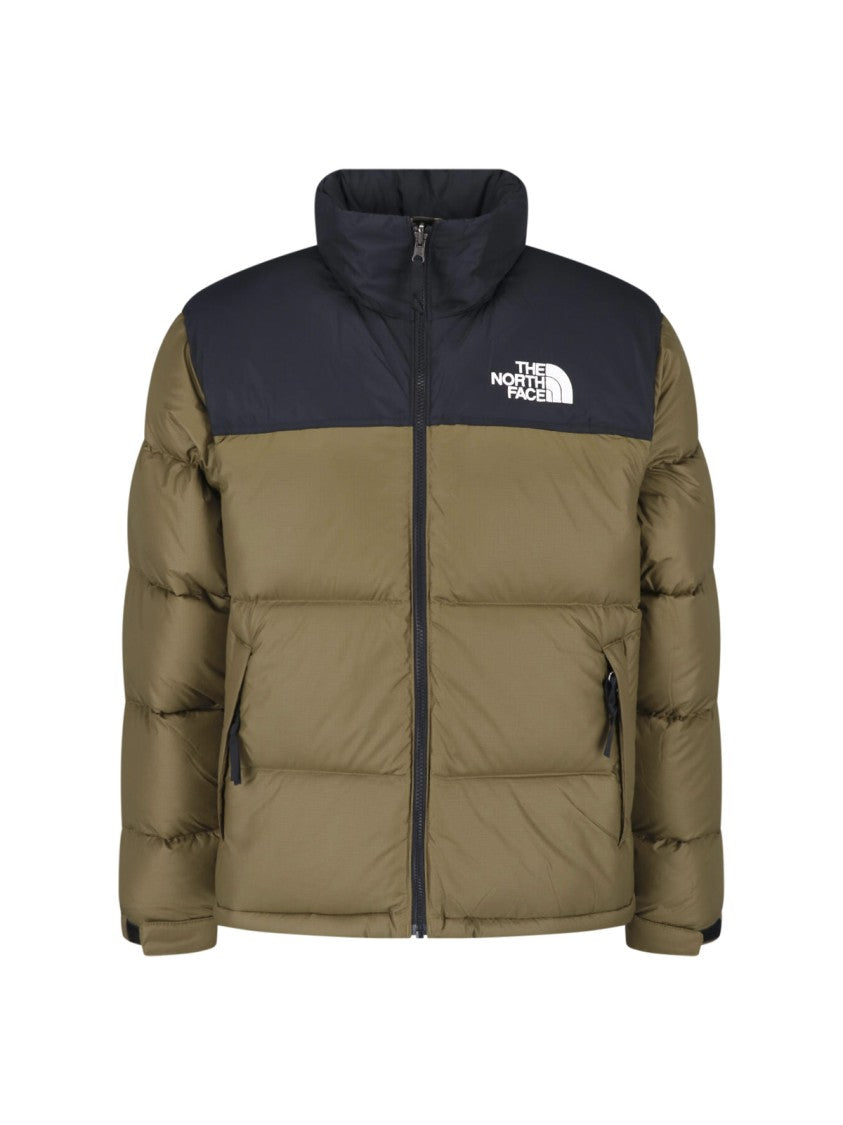 The North Face Green Retro Nuptse 1996 High-Collar Down Jacket
