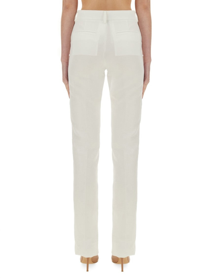 Sportmax Straight-Fit Tailored Pants With Mid-Rise Waist