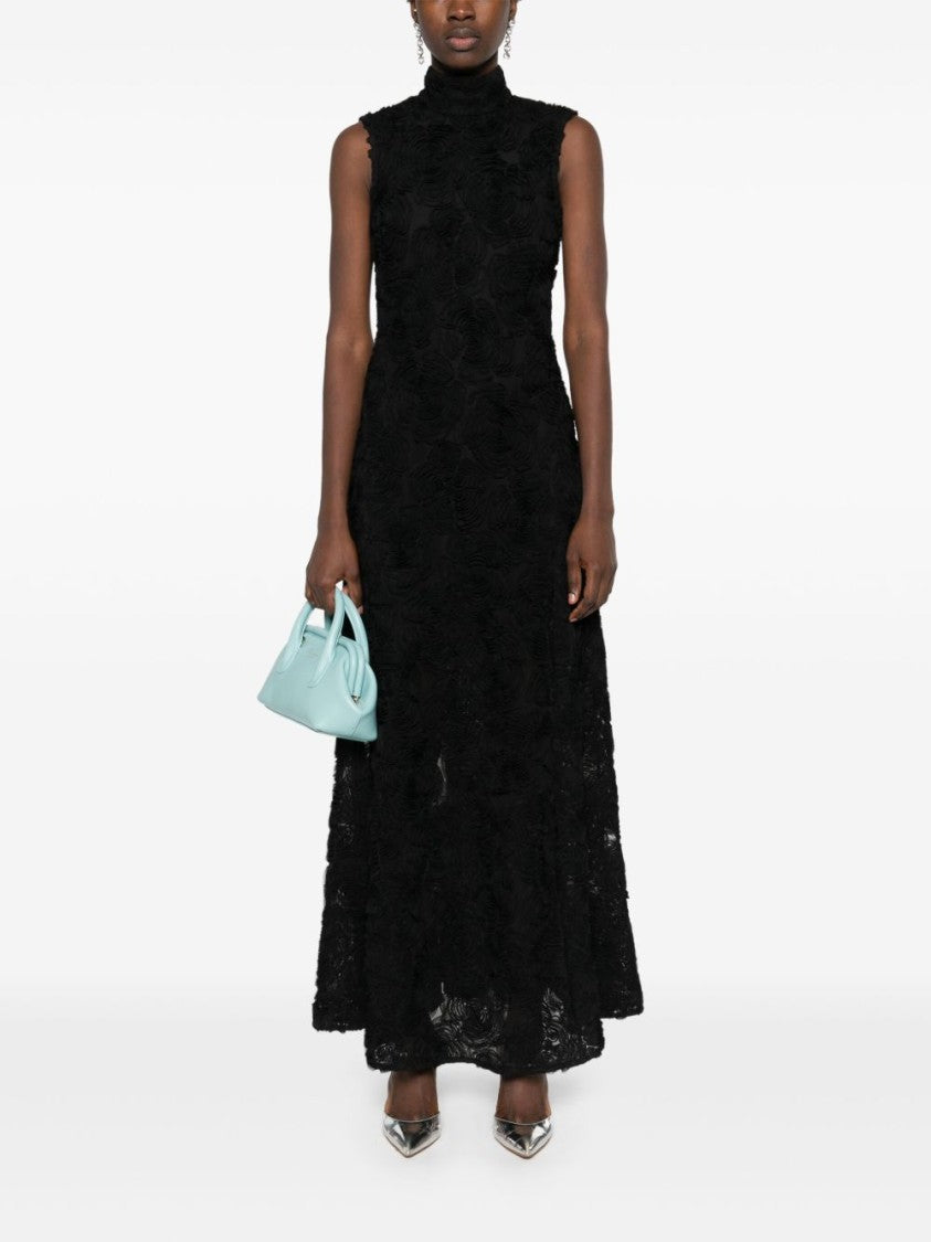 Rotate Sleeveless Maxi Dress With Floral Texture