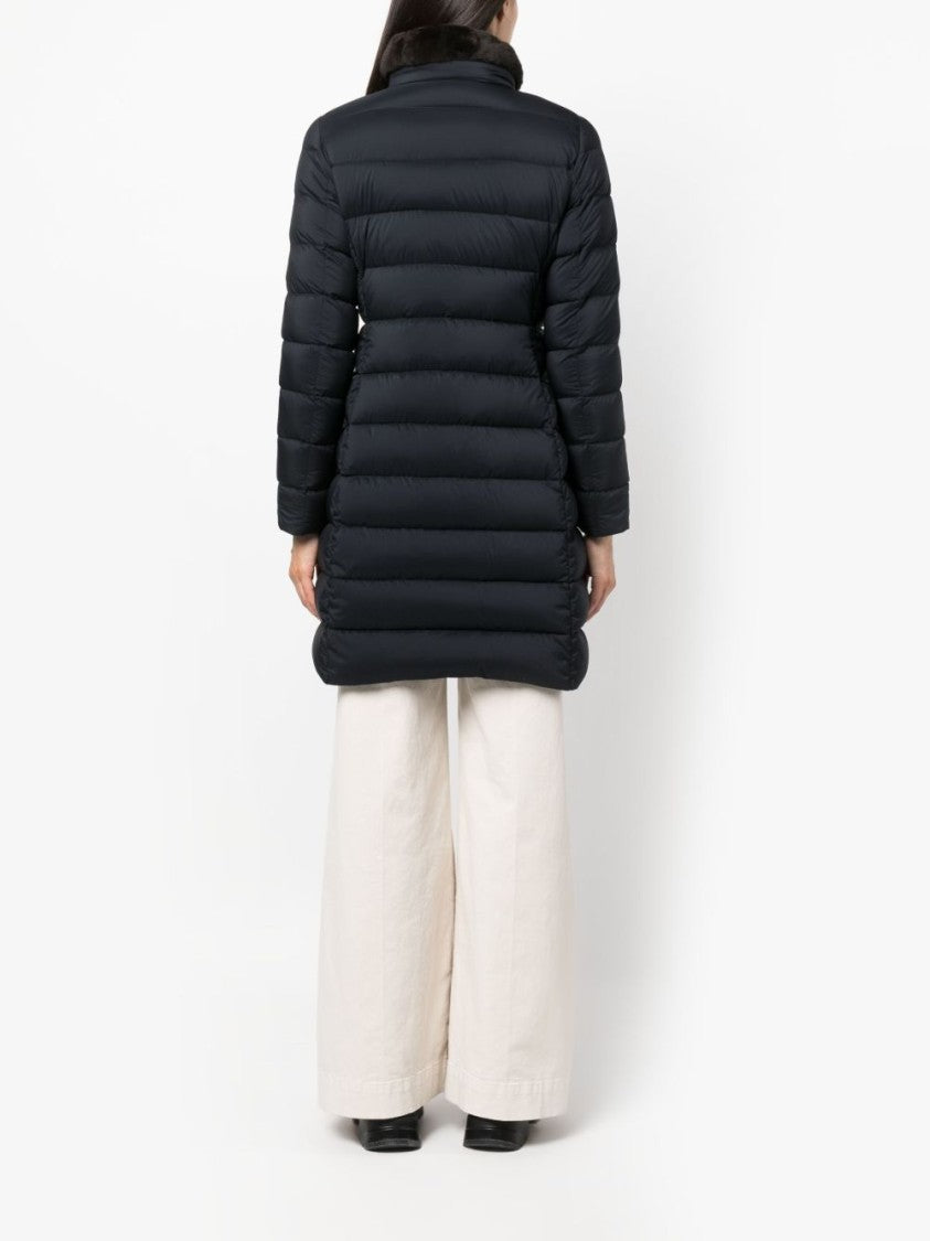 Moorer Double Breasted Long Down Jacket Longan