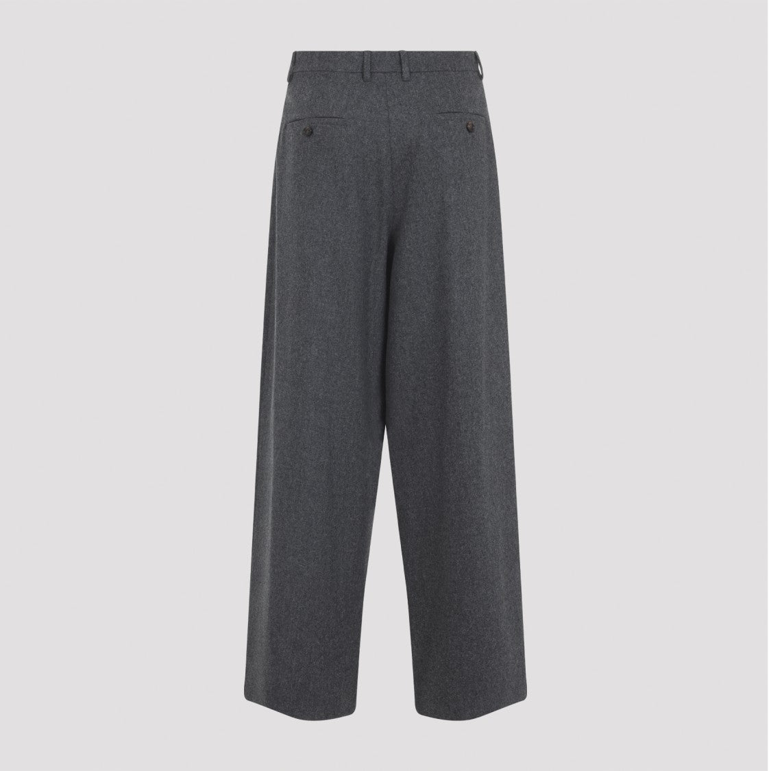 Max Mara Titty Grey Virgin Wool Pants