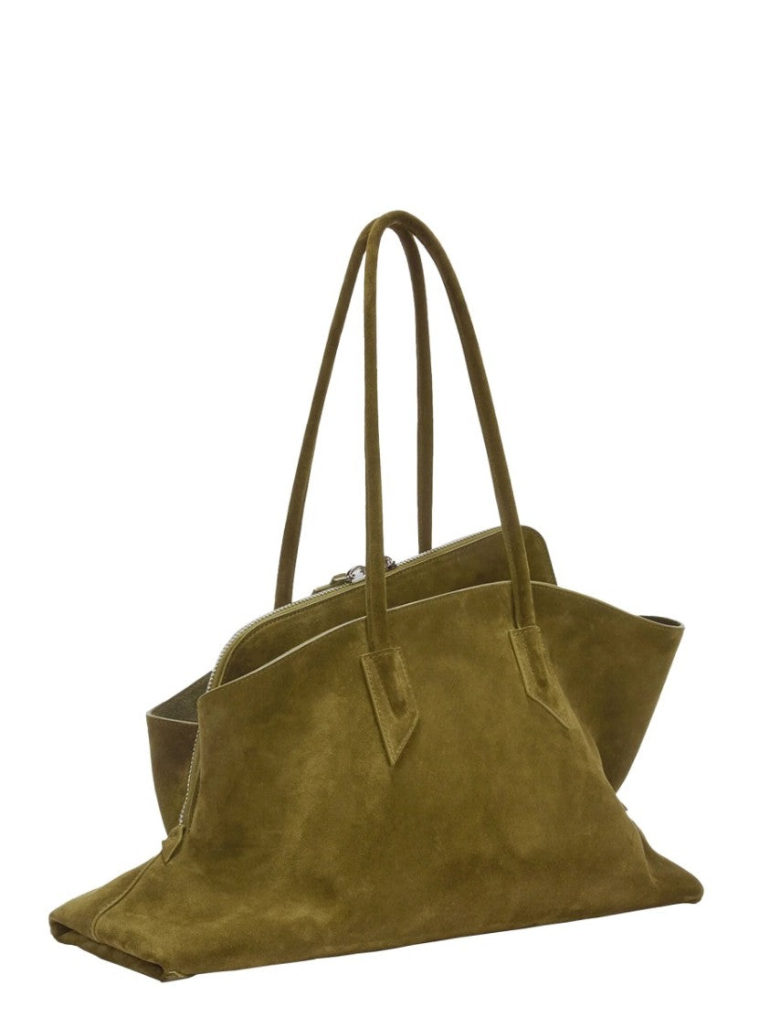 The Attico The Walk Medium Leather Handbag