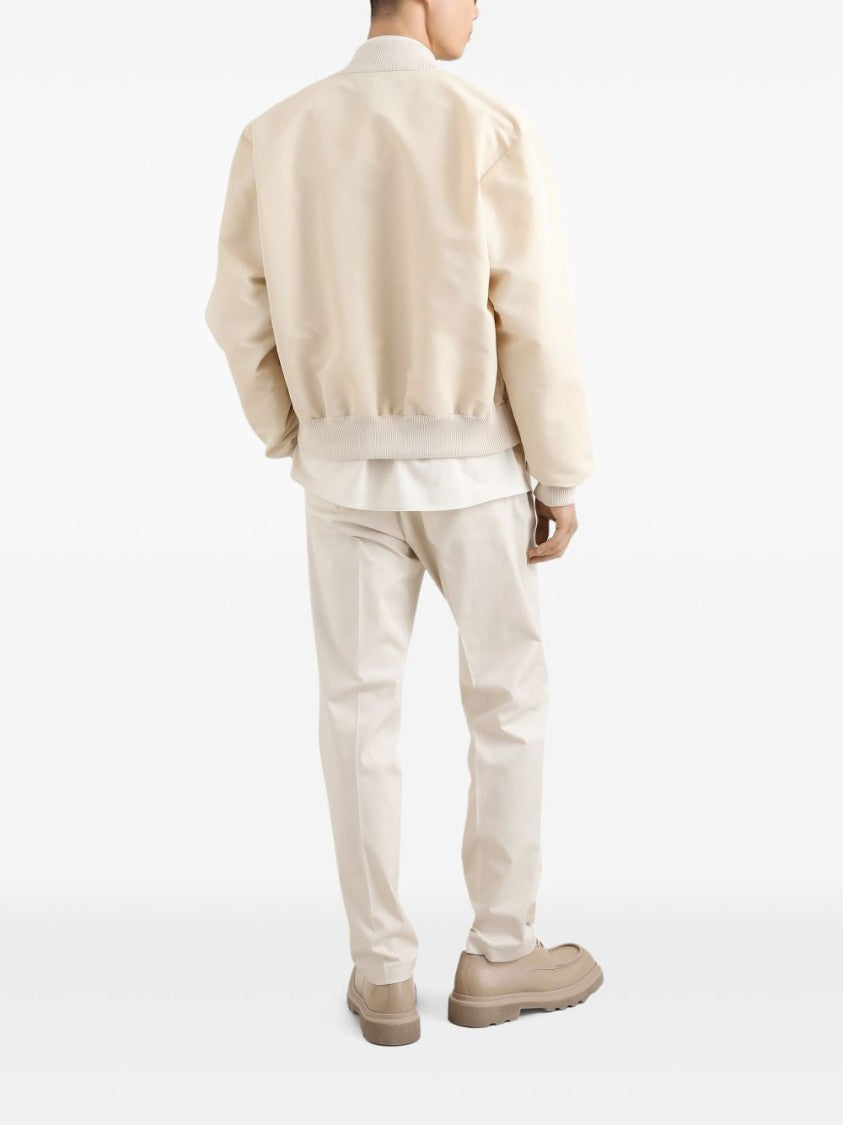 Dolce & Gabbana Tailored Straight-Leg Pants With Smooth Finish