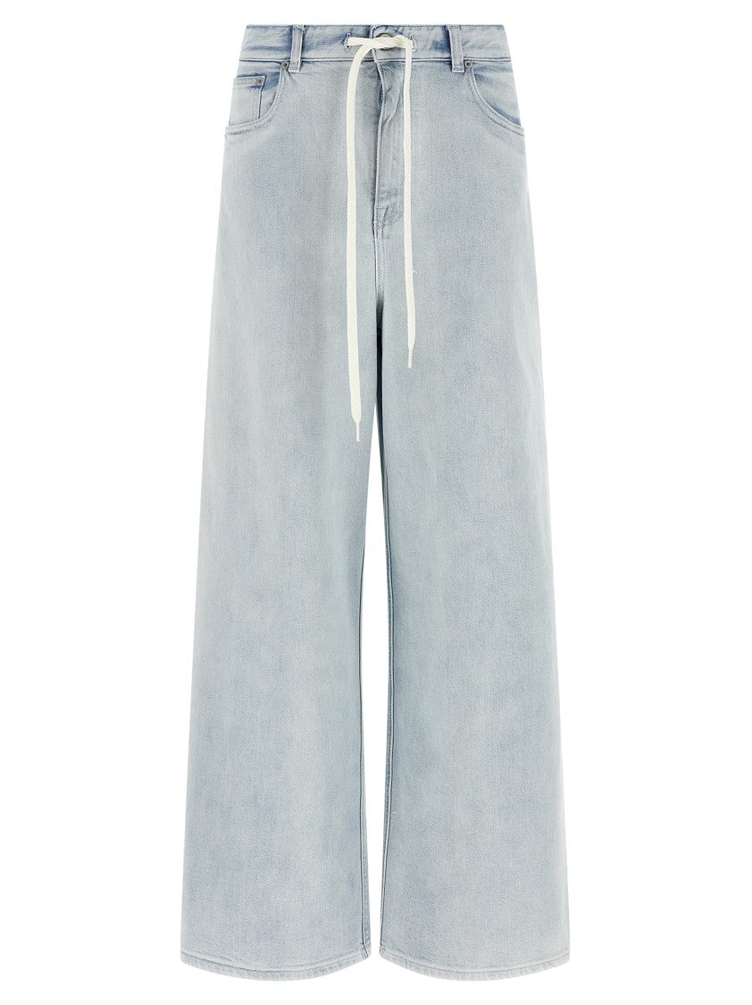 Mm6 By Maison Margiela Light Wash Cotton Denim Jeans
