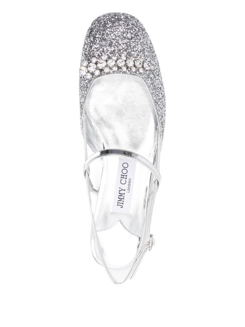 Jimmy Choo Round Toe Slingback Sandals