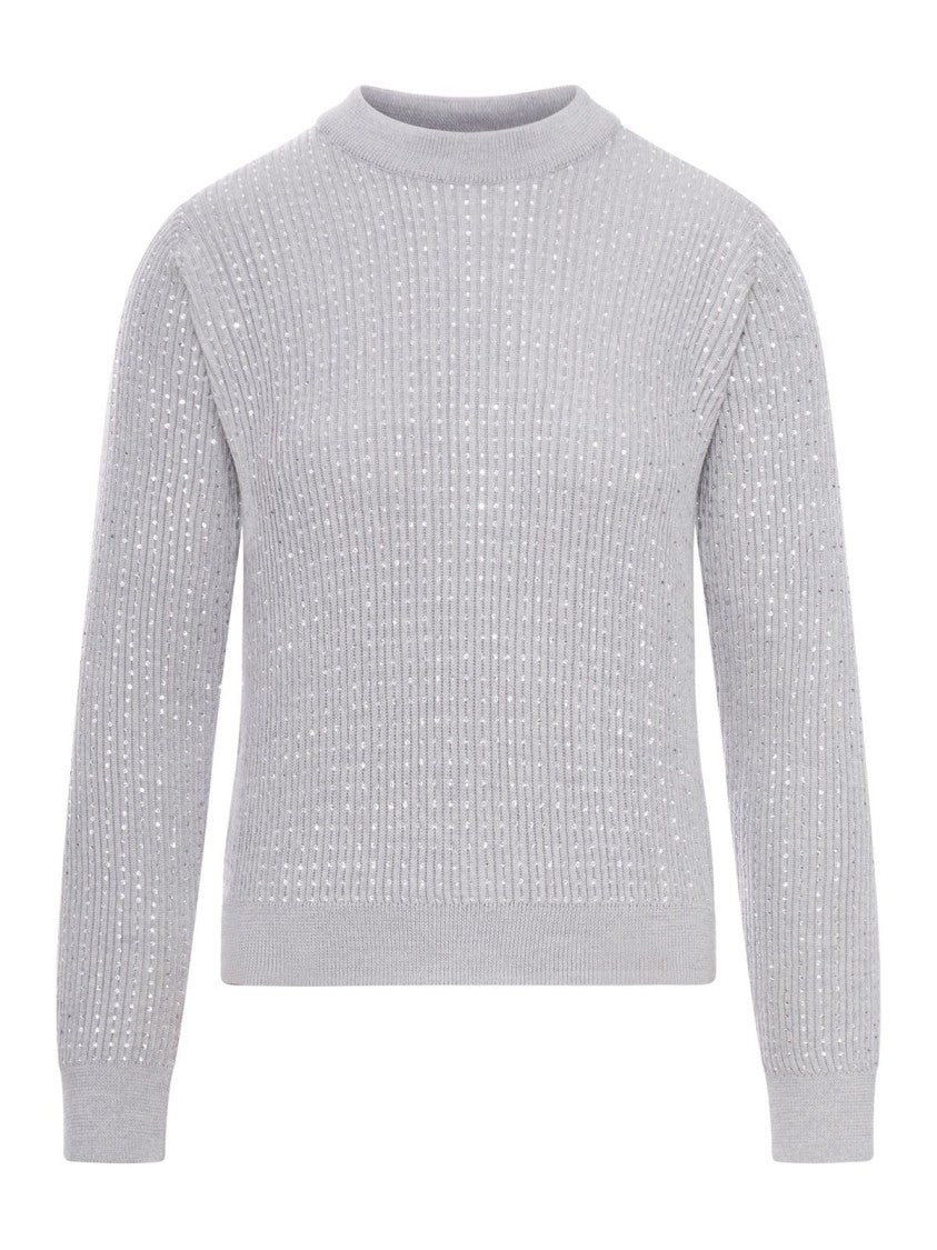 Golden Goose Textured Open-Knit Crewneck Sweater