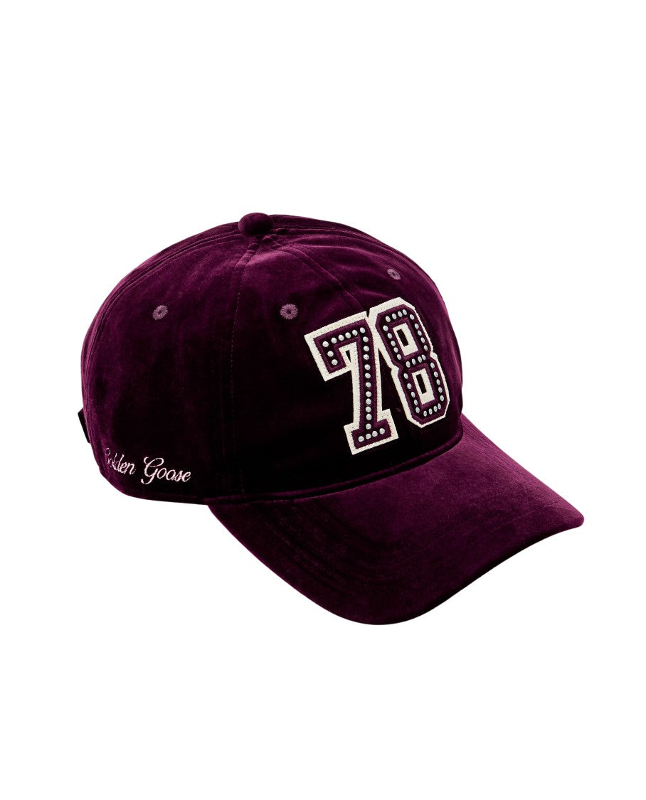 Golden Goose Deluxe Brand Journey Baseball Hat Velvet