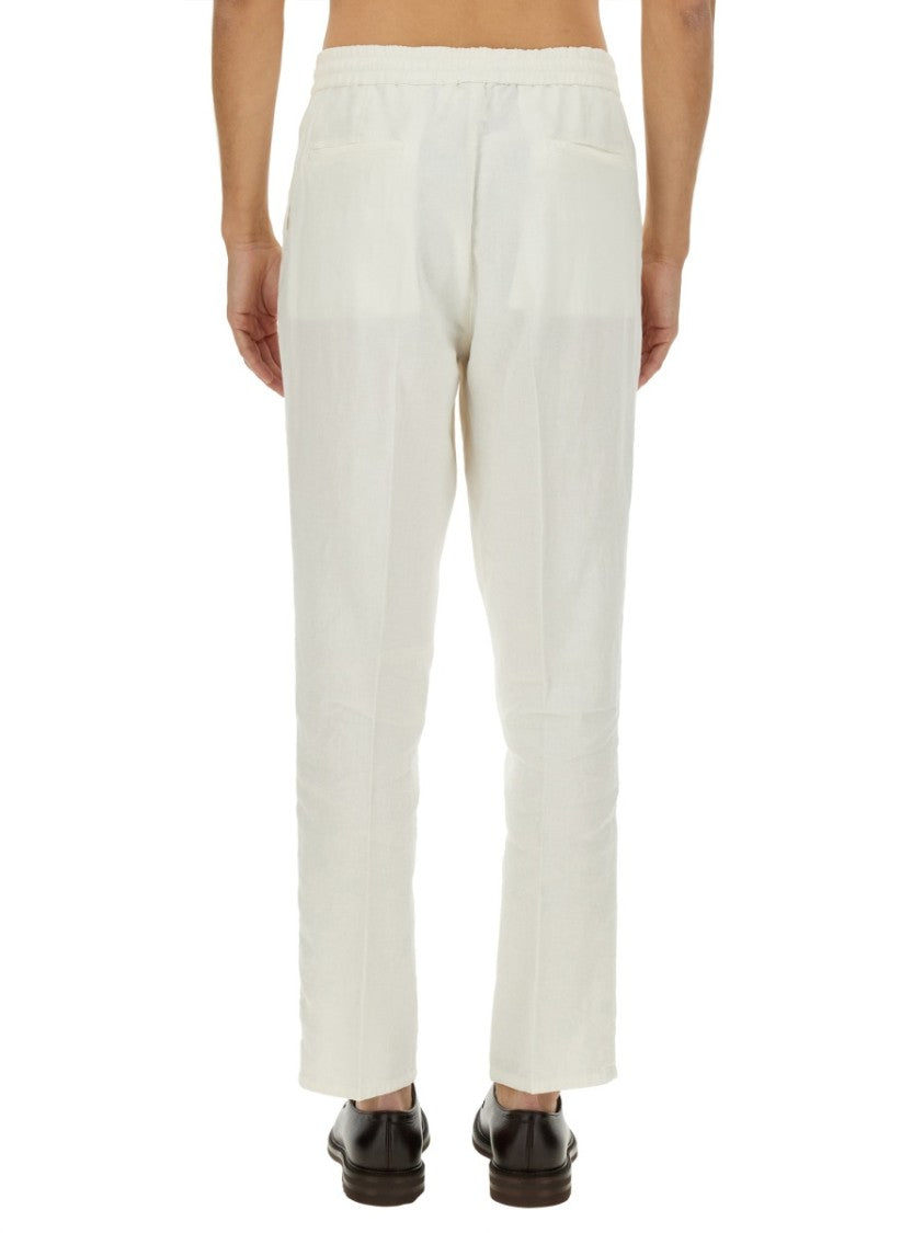 Brunello Cucinelli Relaxed Fit Linen Pants