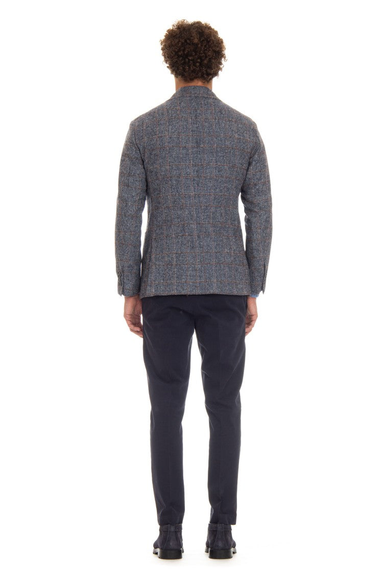 Barba Prince Of Wales Alpaca-Wool Jacket