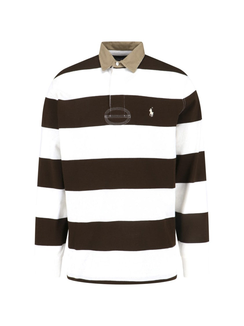 Polo Ralph Lauren Casual Brown T-Shirts And Polos With Timeless Cuts