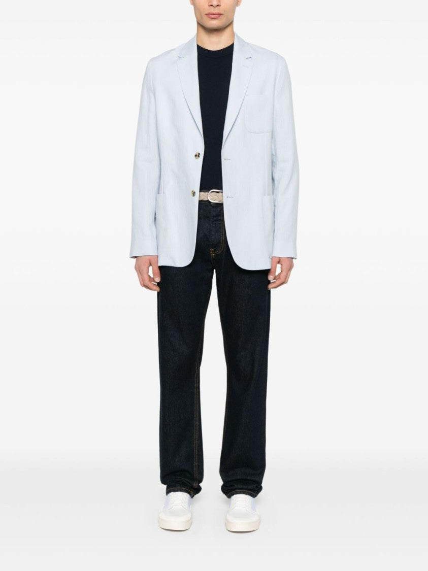 Paul Smith Light Blue Two-Button Tailored Jacket
