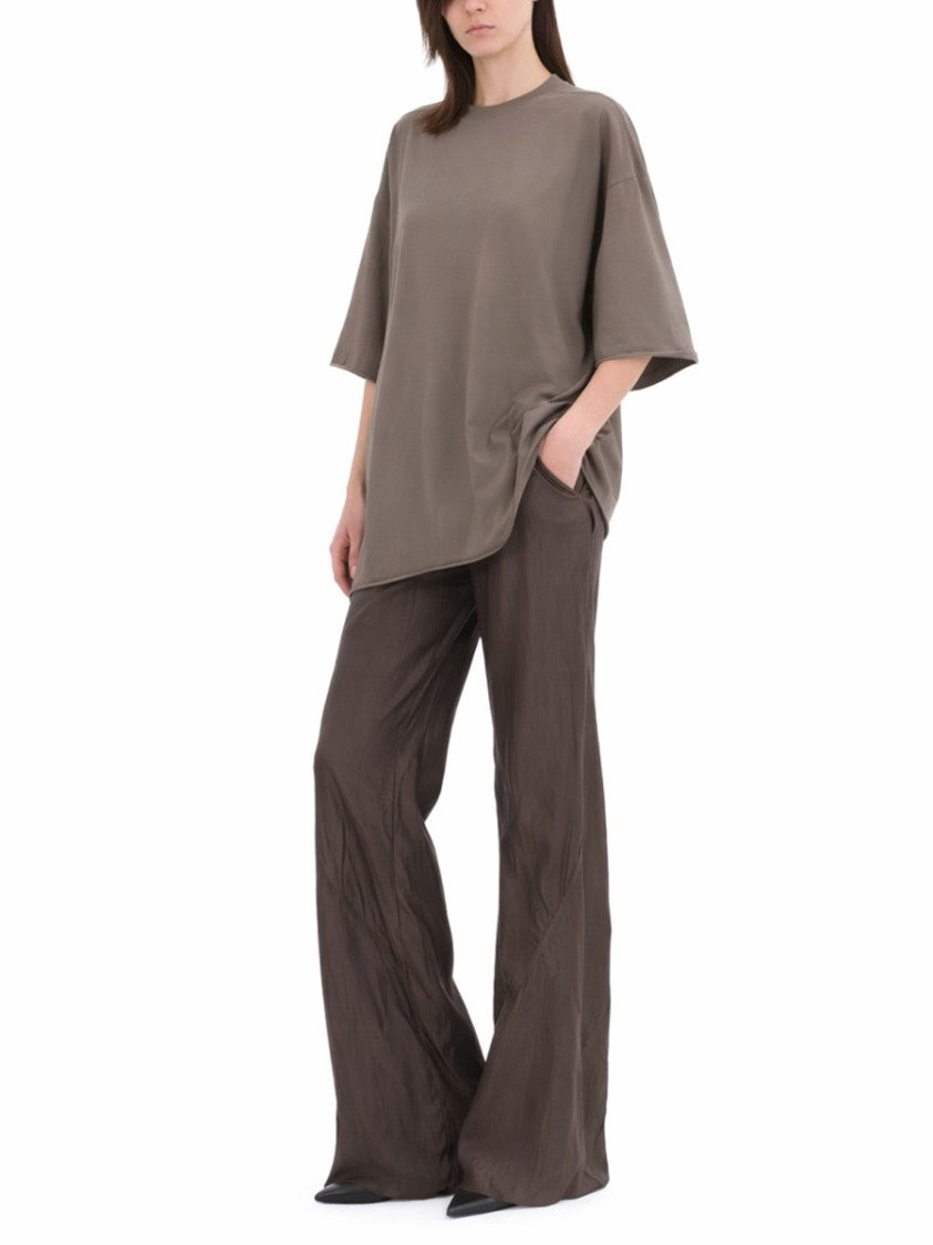 Rick Owens Taupe Tommy-T Oversized Boxy Cotton T-Shirt