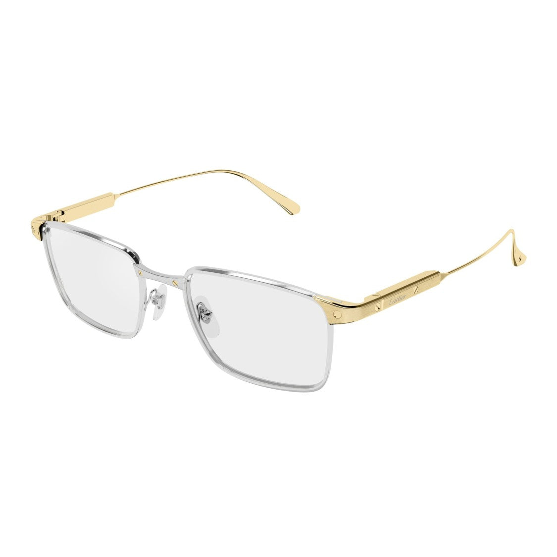 Cartier Ct0613o Rectangular Titanium Eyeglasses