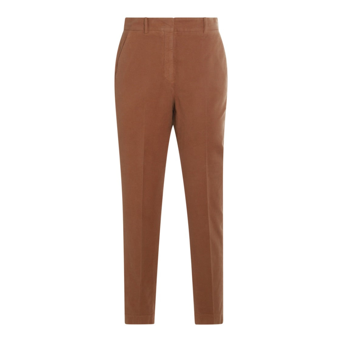 Incotex Brown Cotton Pants