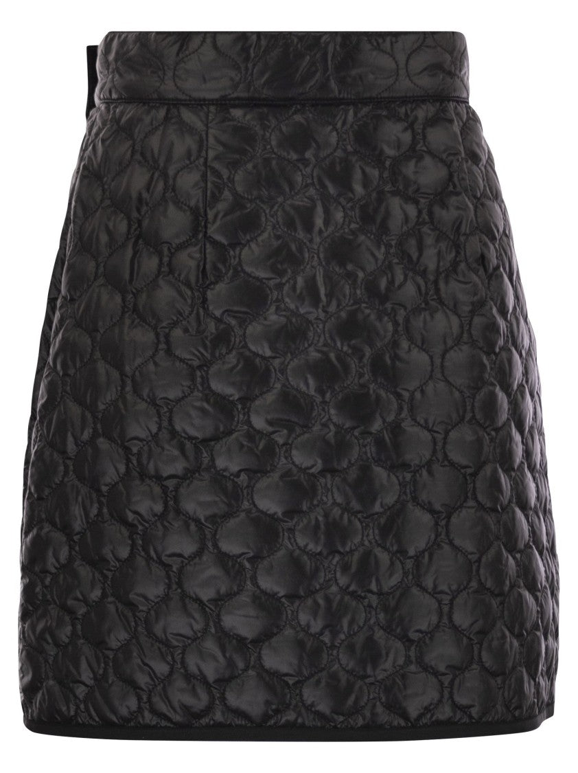Moncler Padded Miniskirt With Square Quilting