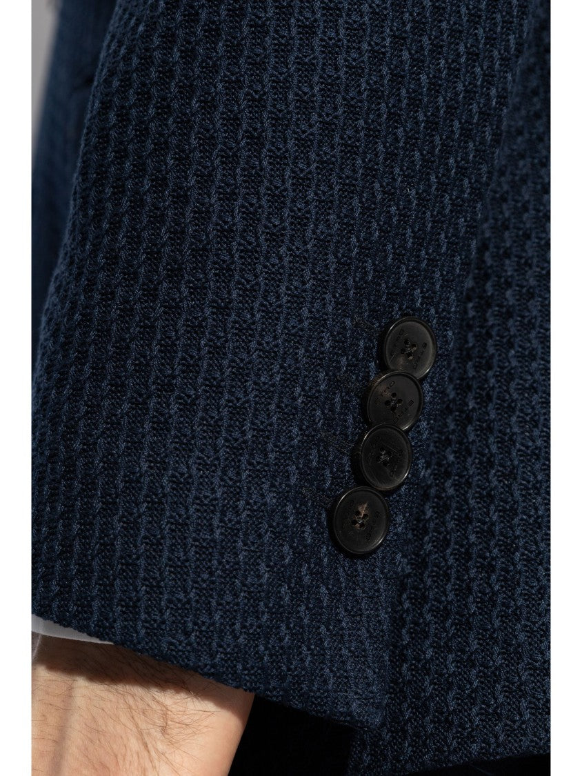Etro Navy Roma Jersey Jacket