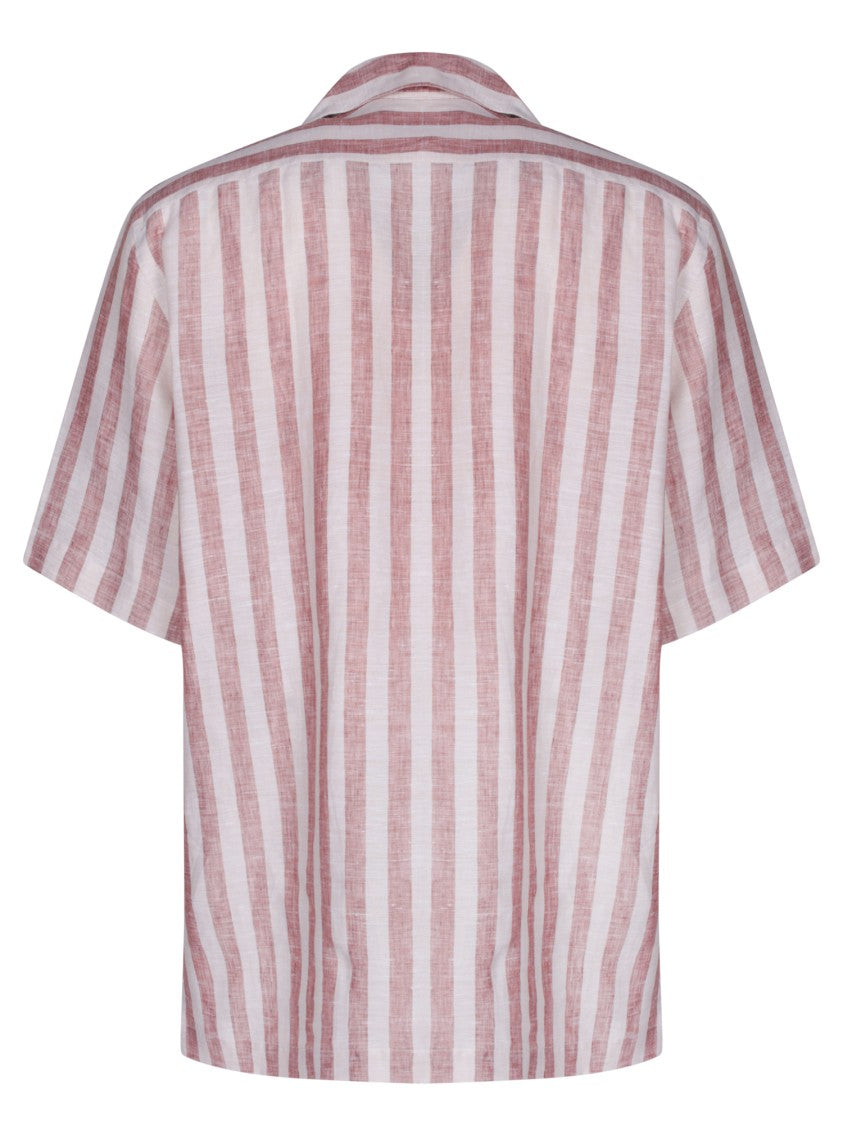 Lardini Linen Short Sleeve Shirt