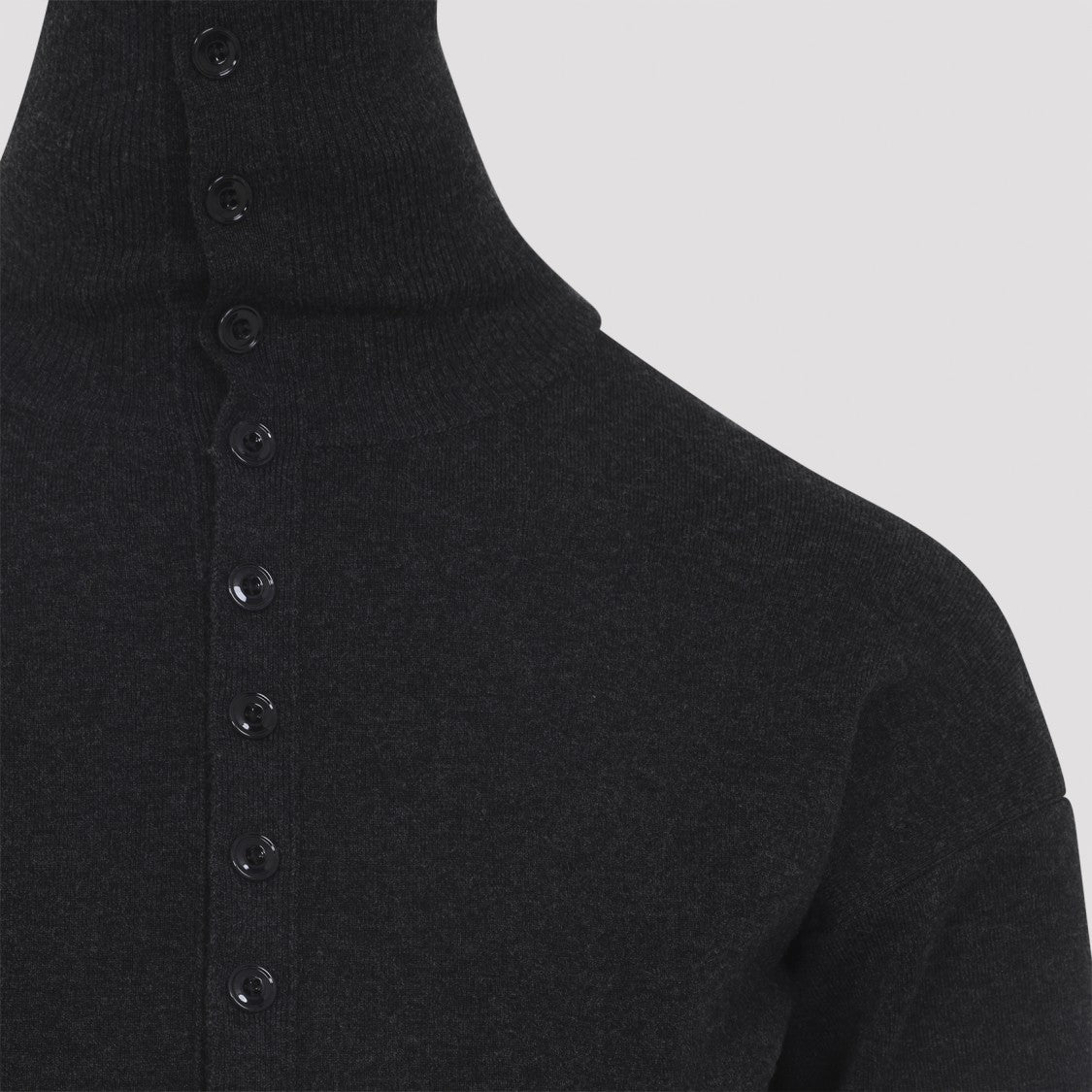 Lemaire Fitted High Turtleneck Wool Sweater