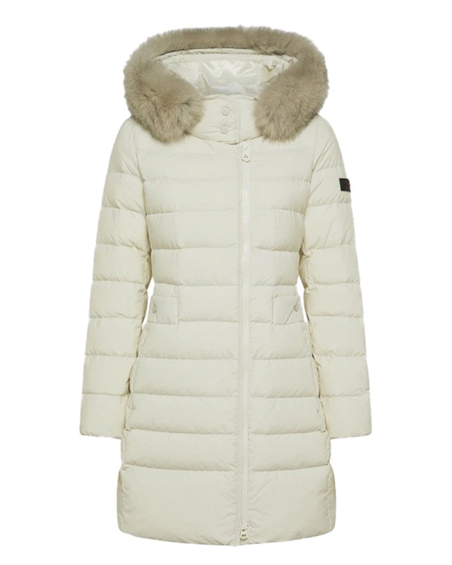 Peuterey Seriola Ml 06 Fur Down Jacket, Dove Grey