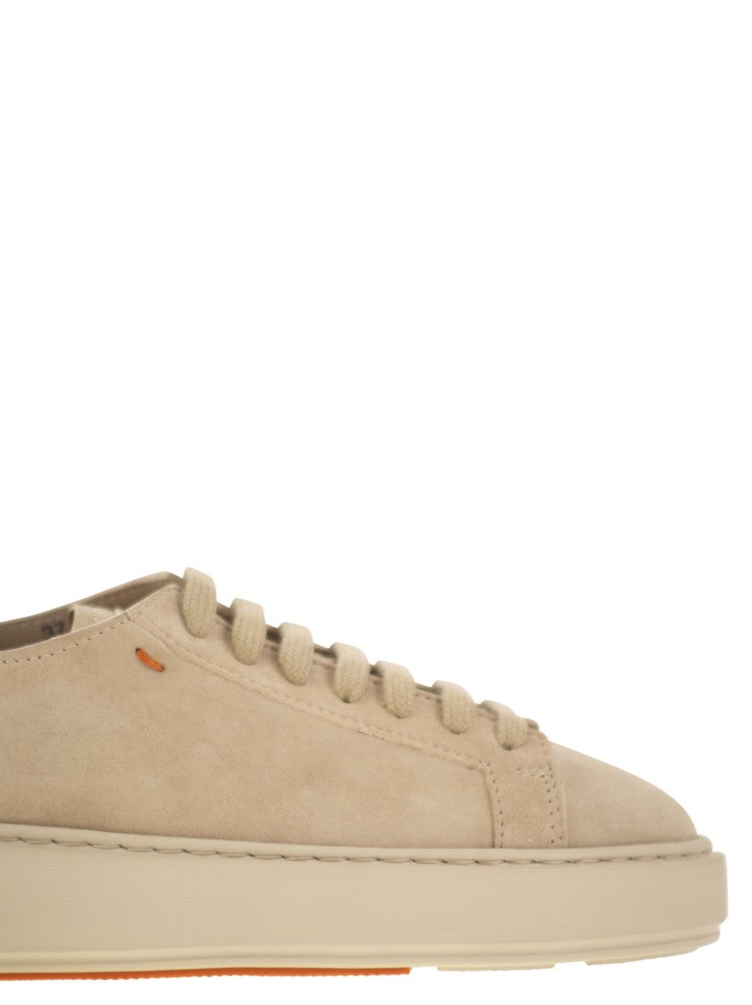 Santoni Suede Sneakers
