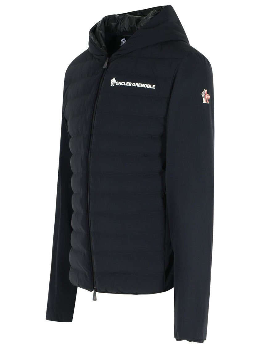 Moncler Grenoble Black Polyamide Blend Jacket