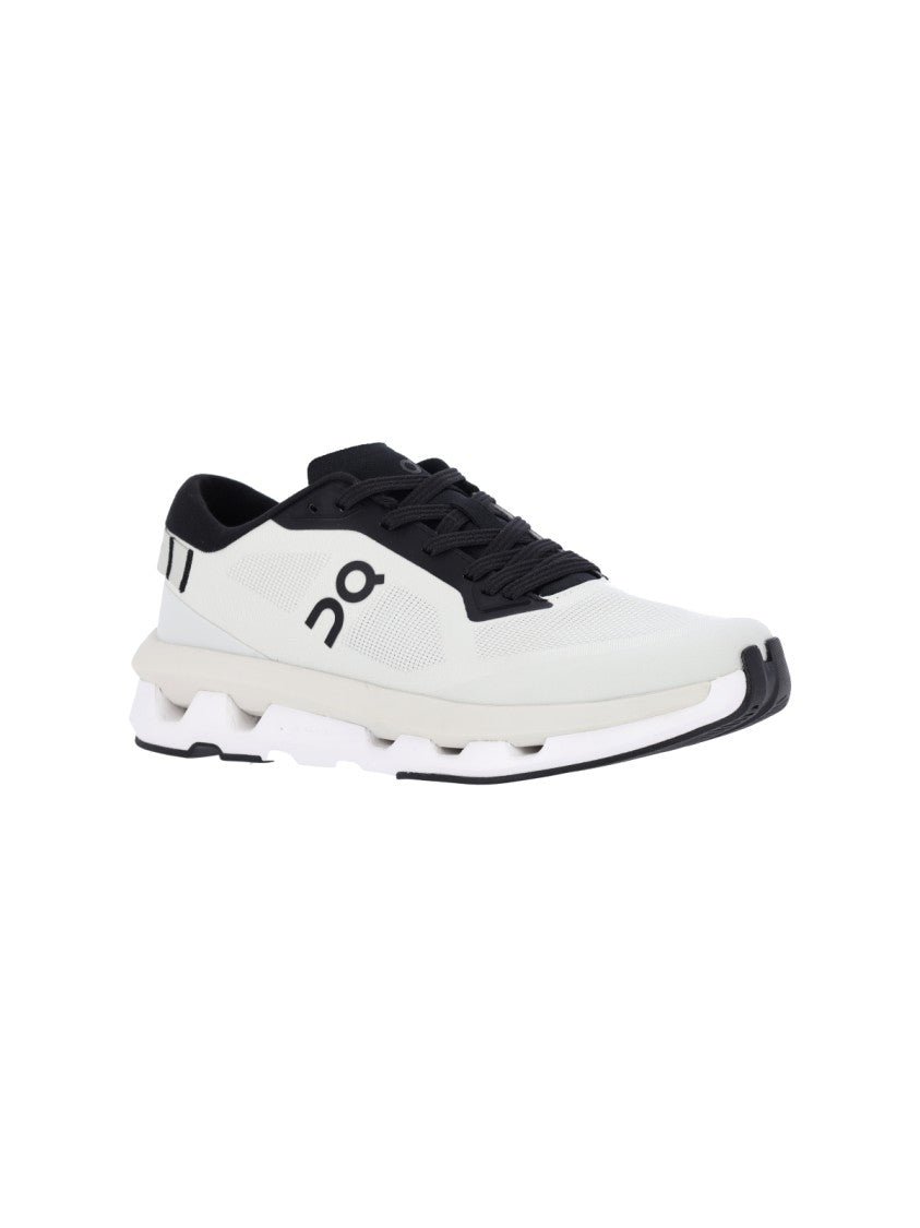 On White Cloudzone Minimalist Fabric Sneakers