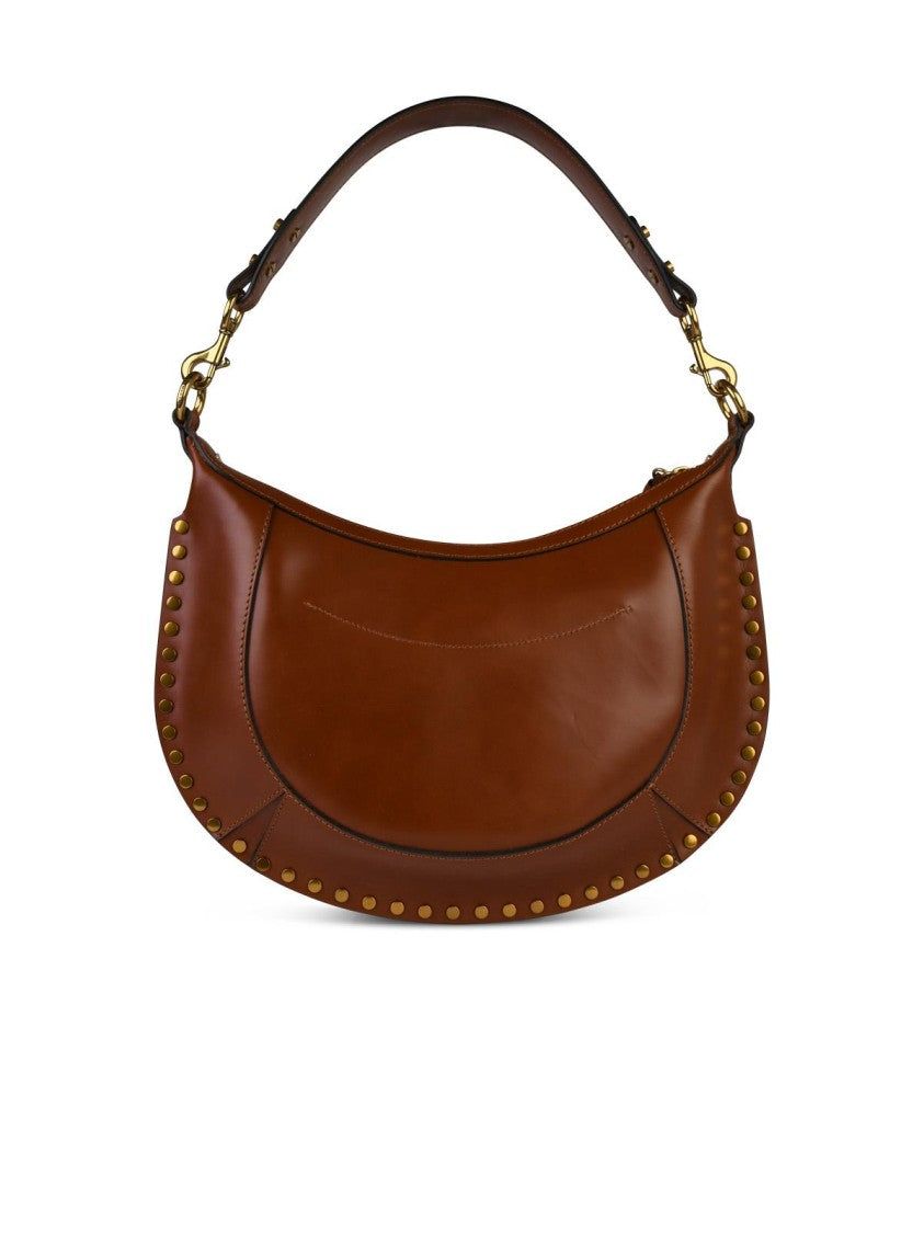 Isabel Marant Naoko' Brown Leather Crossbody Bag
