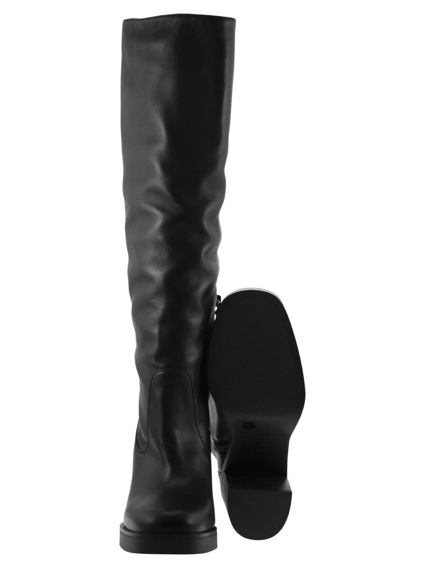 Stuart Weitzman Bethenny 80 - Leather Boot