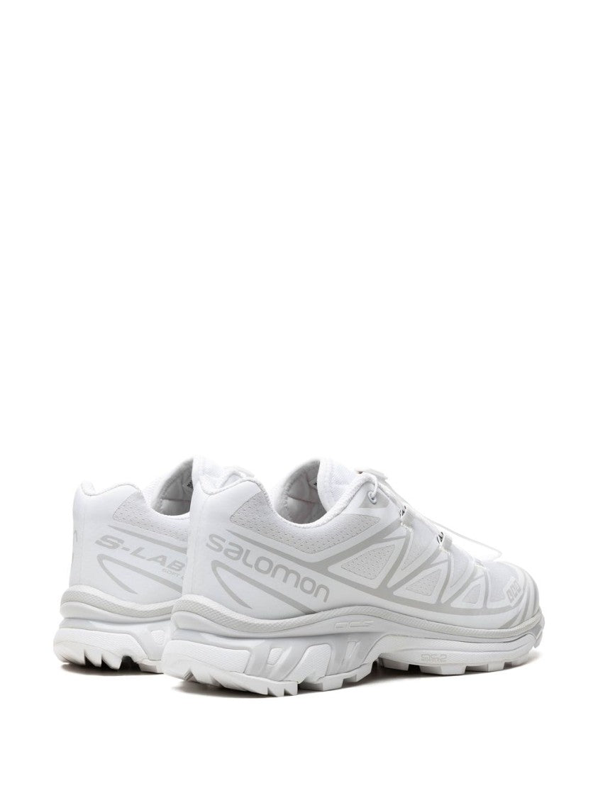 Salomon White Xt6 Sneaker With Eva Cushioning
