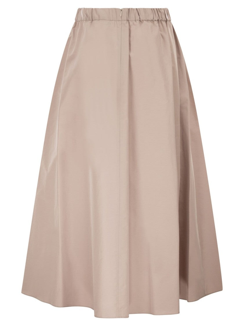 Max Mara Wkdcurvato - Long Taffeta Skirt