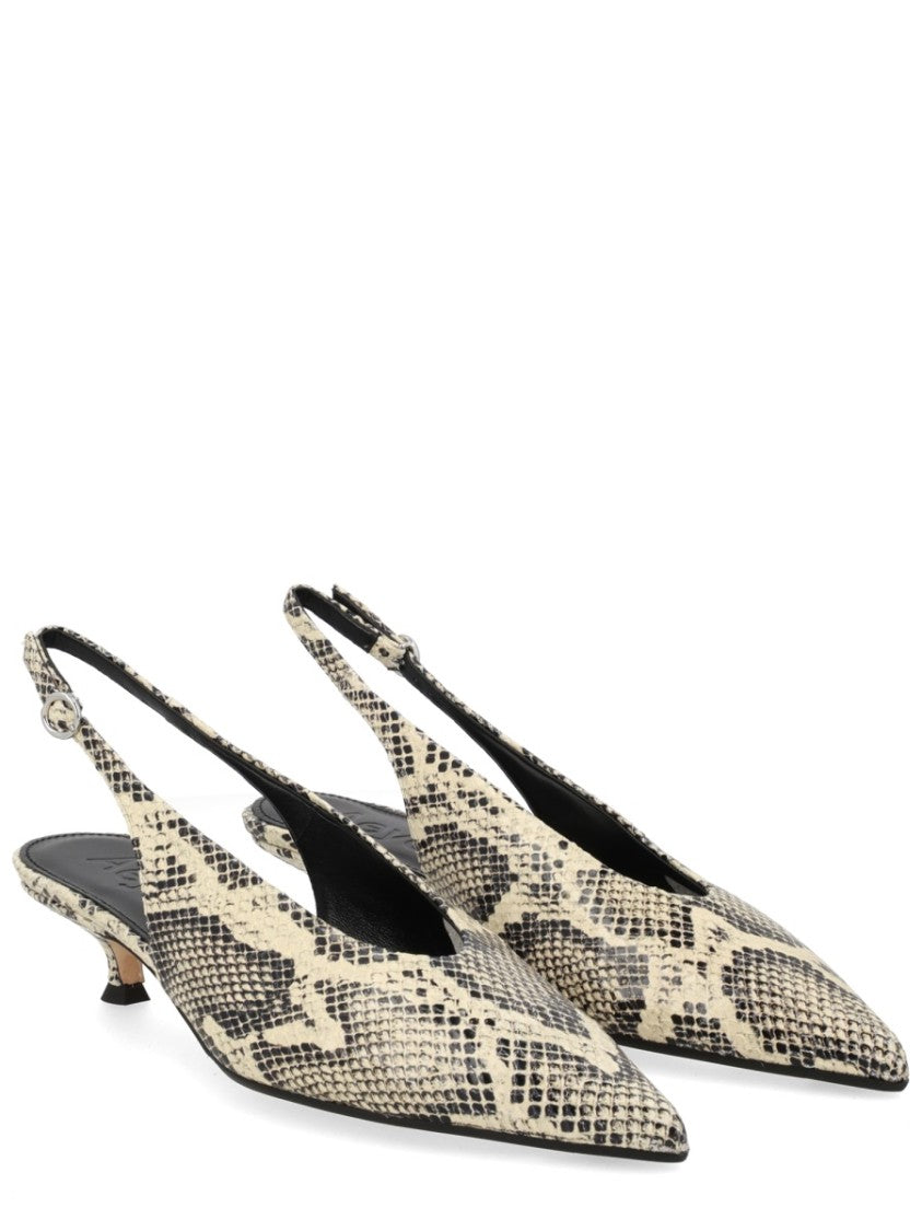 Aeydē Neutrals Camila Pointed Slingback Flats