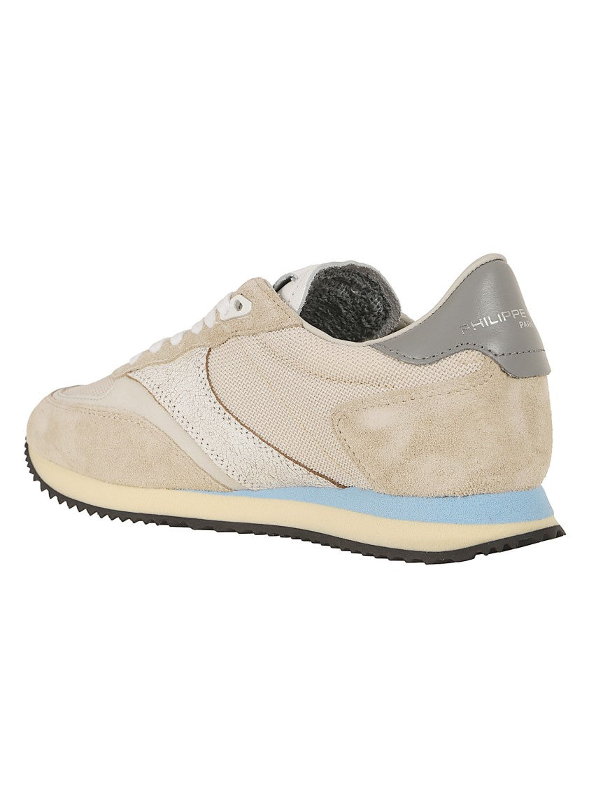 Philippe Model Retro-Inspired Low Sneakers With Iconic Shield Logo
