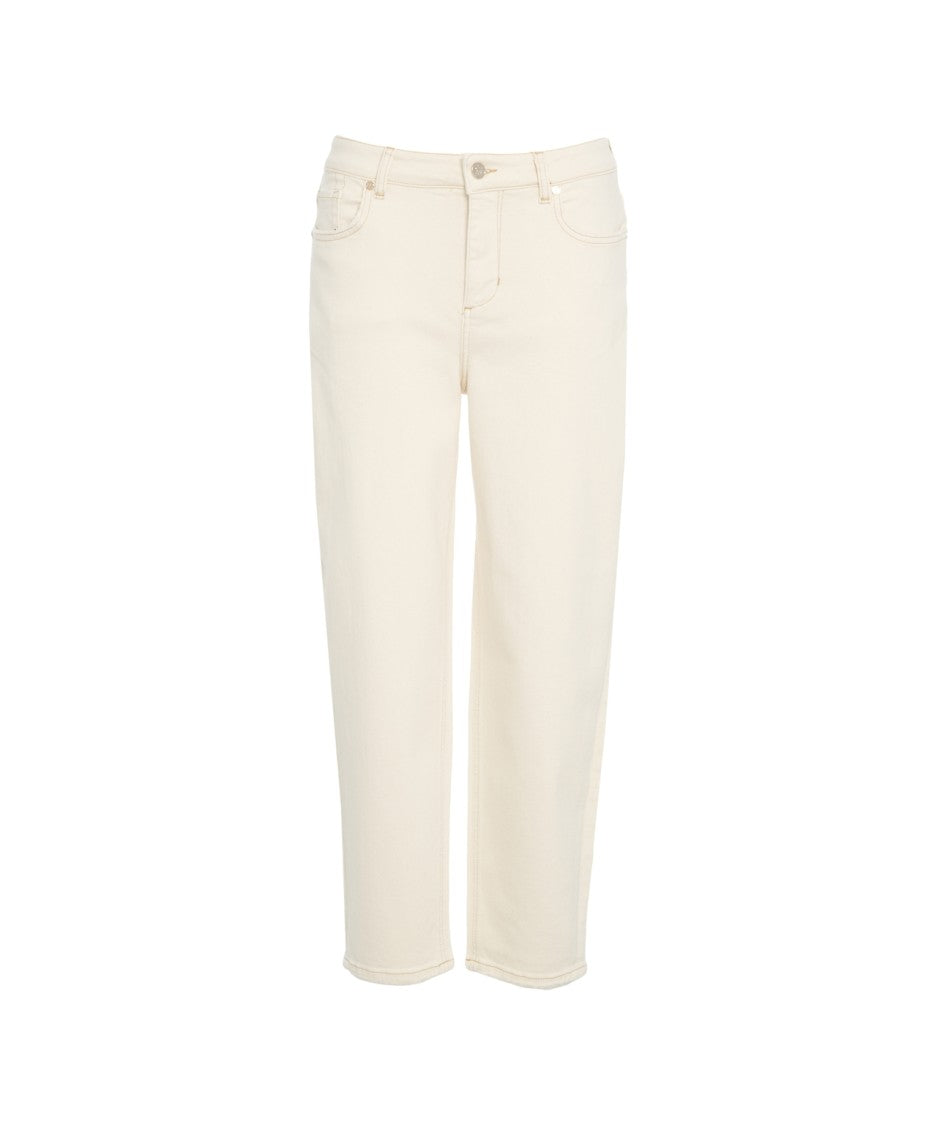 Liu Jo Cropped Straight-Cut Denim Jeans