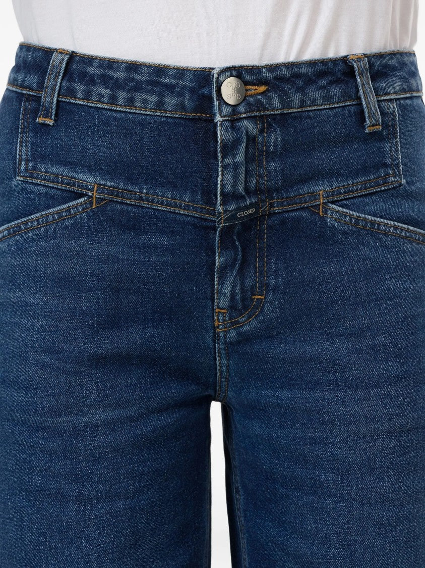 Closed Blue Wash Mid Rise Denim Pants