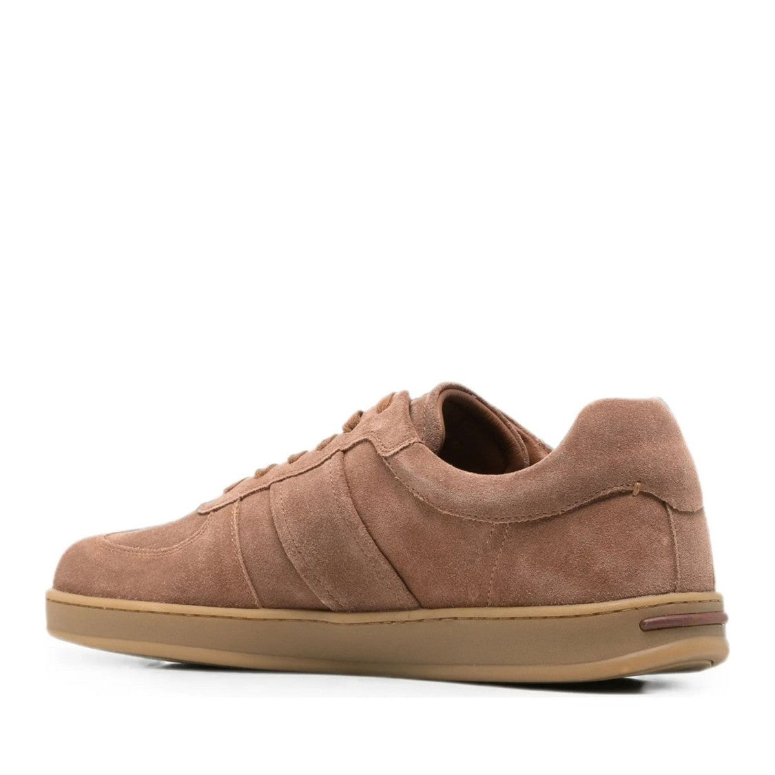 Alberto Gozzi Brown Sheep Leather Lining Suede Sneakers