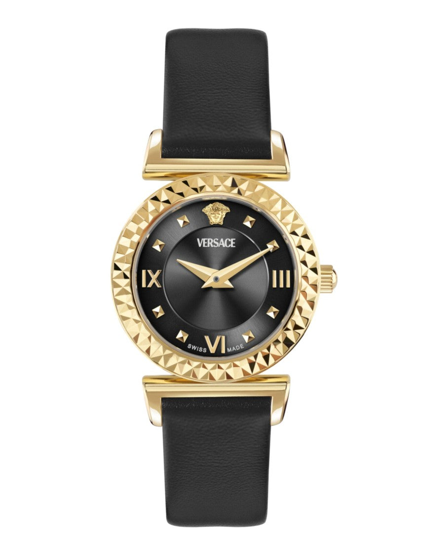 Versace Mini Vanity Leather Watch