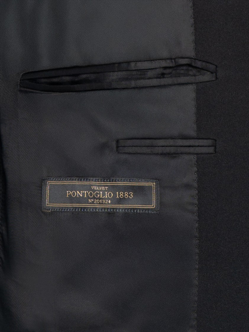 Franzese Collection Ceremonial Black Velvet Jacket