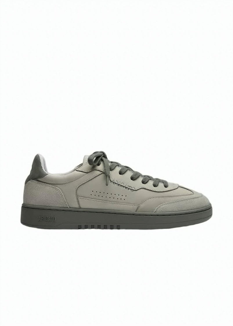 Axel Arigato Low-Top Grey Sneaker With Smooth Leather And Suede Upper