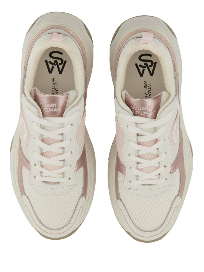 Stuart Weitzman Textured Upper Sneakers