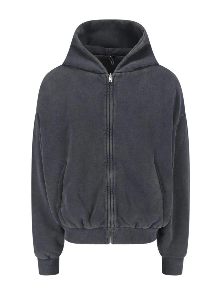 Entire Studios Grey Charcoal Vintage Wash Hoodie
