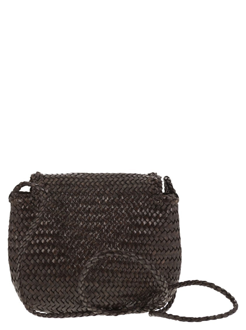 Dragon Mini City Bag - Woven Leather Bag
