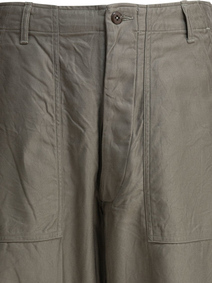 Kaptain Sunshine Relaxed Olive Trousers