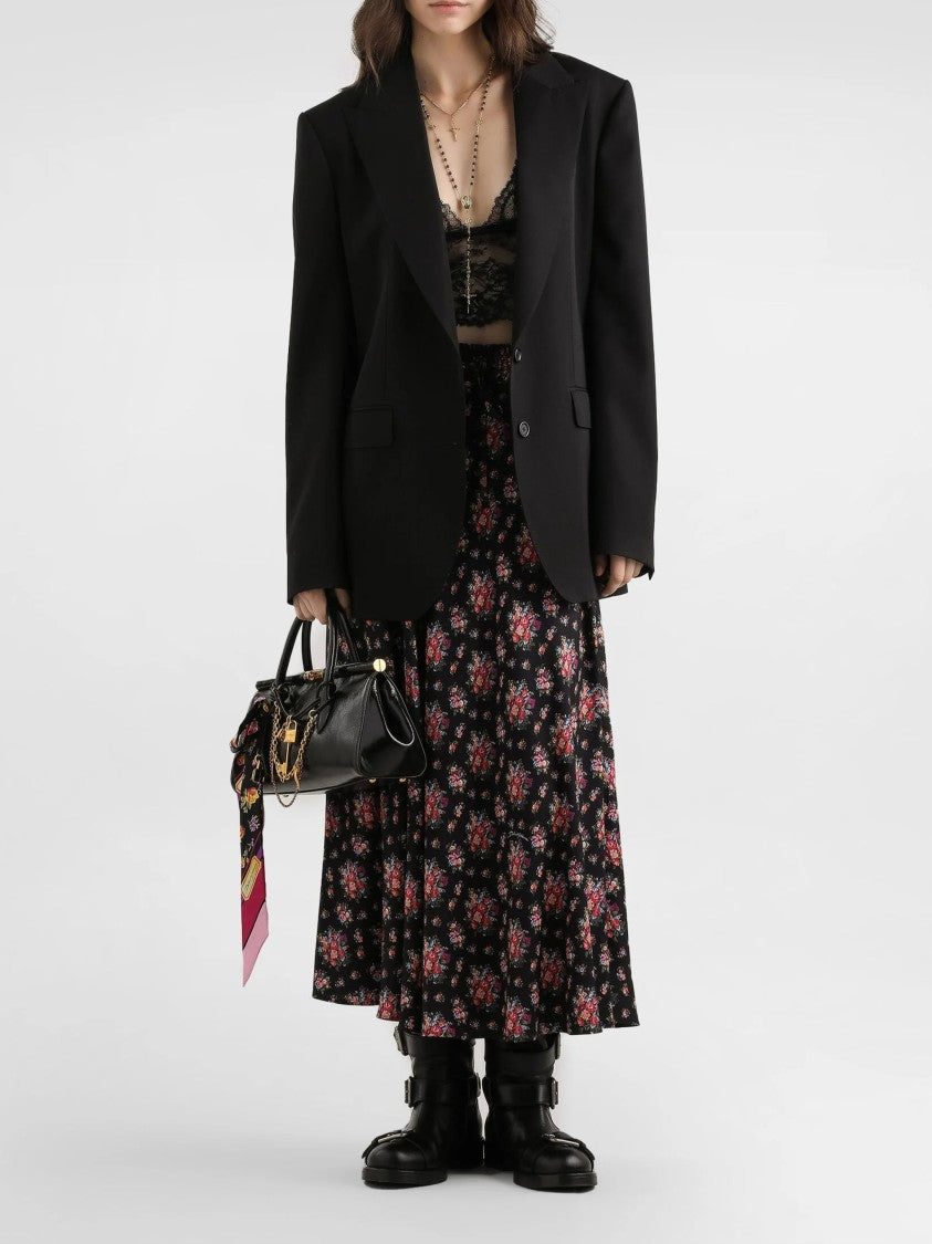 Dolce & Gabbana Tailored Black Wool Notch Lapel Blazer
