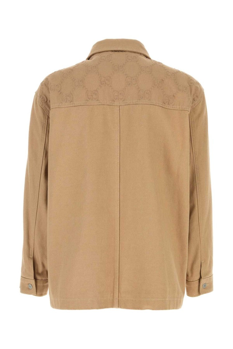 Gucci Camel Cotton Jacket