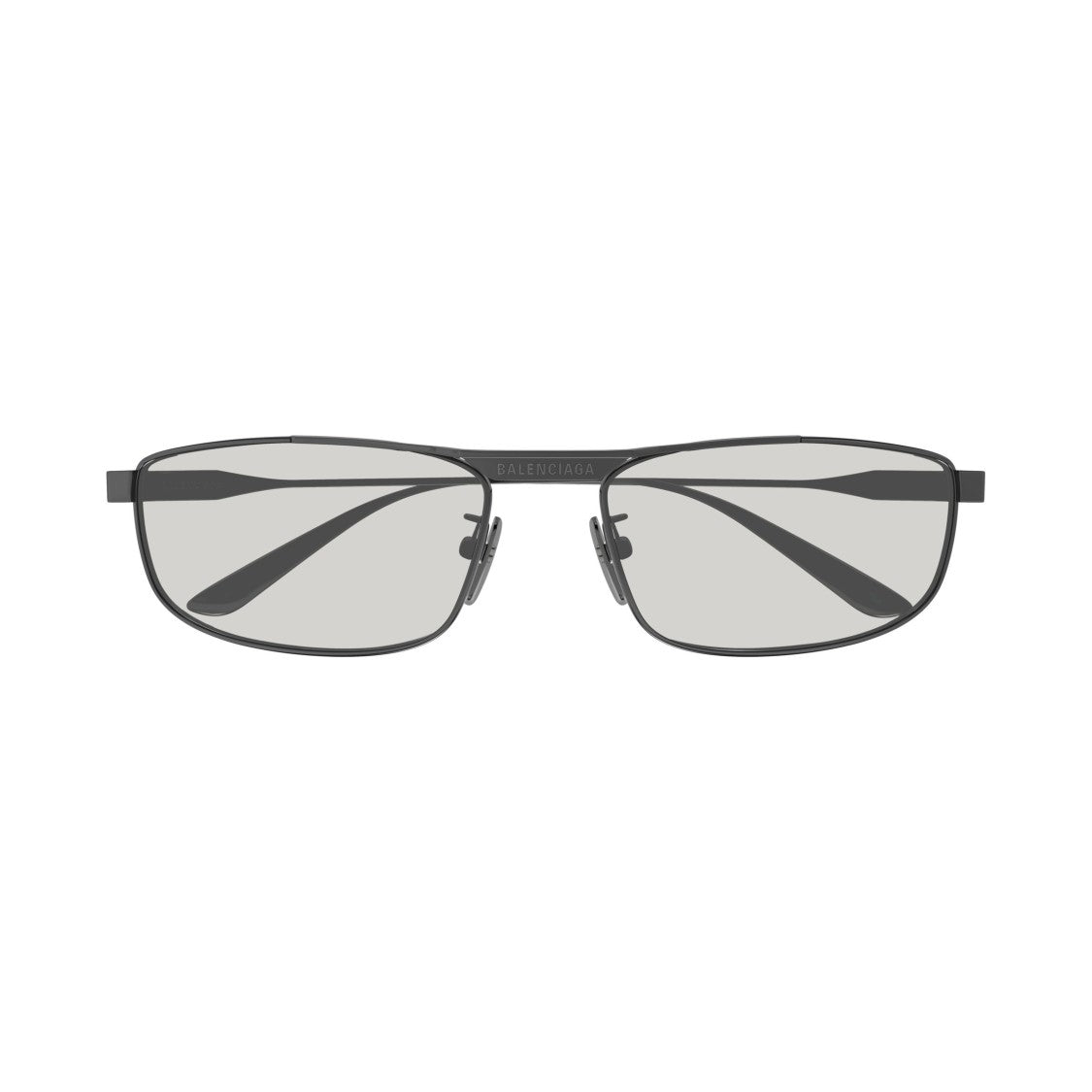Balenciaga Bb0451s Rectangular Metal Frame Sunglasses